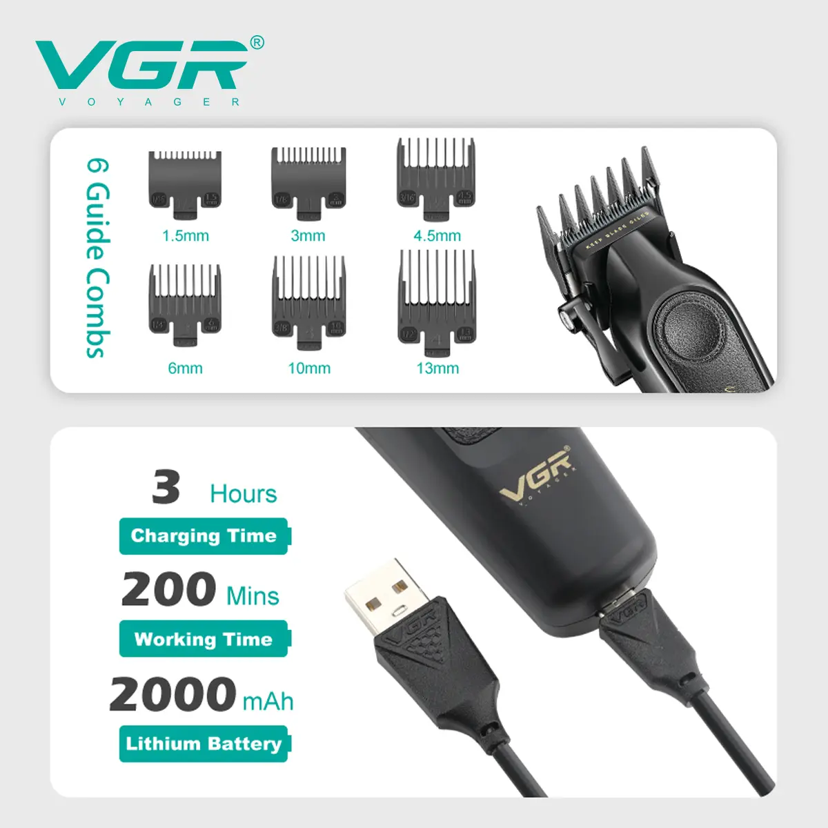 V-197 professional hair clipper
