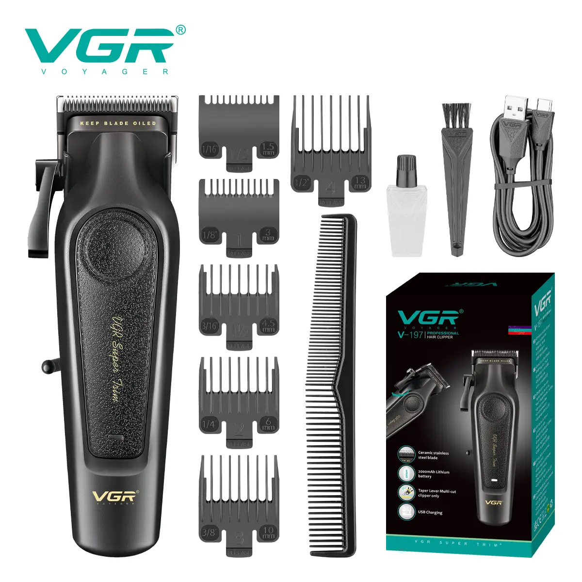 V-197 professional hair clipper