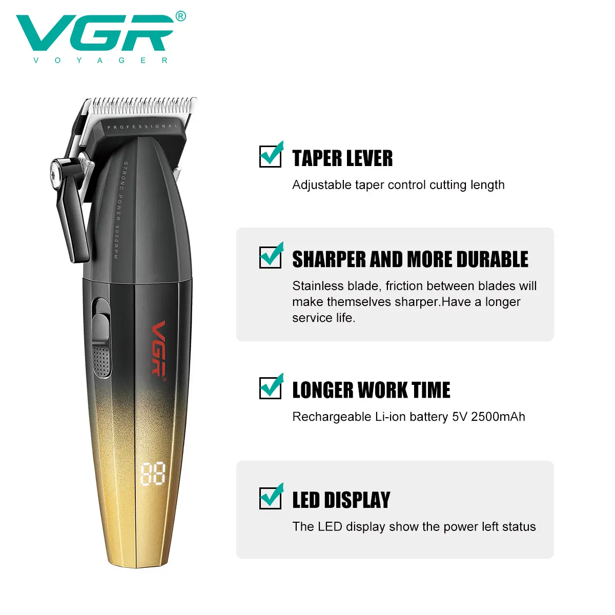 Professional hair clipper V-003