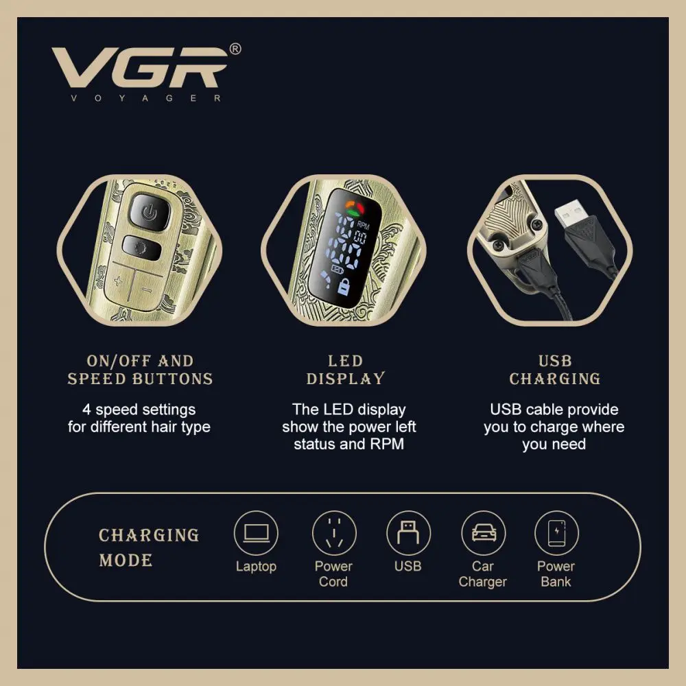 Professional hair clipper V-643